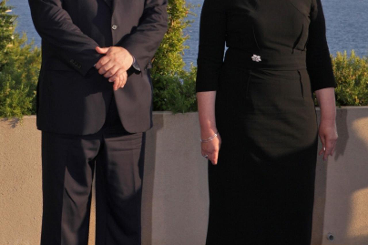 '09.07.2010., Hotel Palace, Dubrovnik - Croatian Summit 2010. Skup premijera i ministara Europske unije. Predsjednik republike Hrvatske Ivo Josipovic i premijerka Jadranka Kosor. Photo: Grgo Jelavic/P