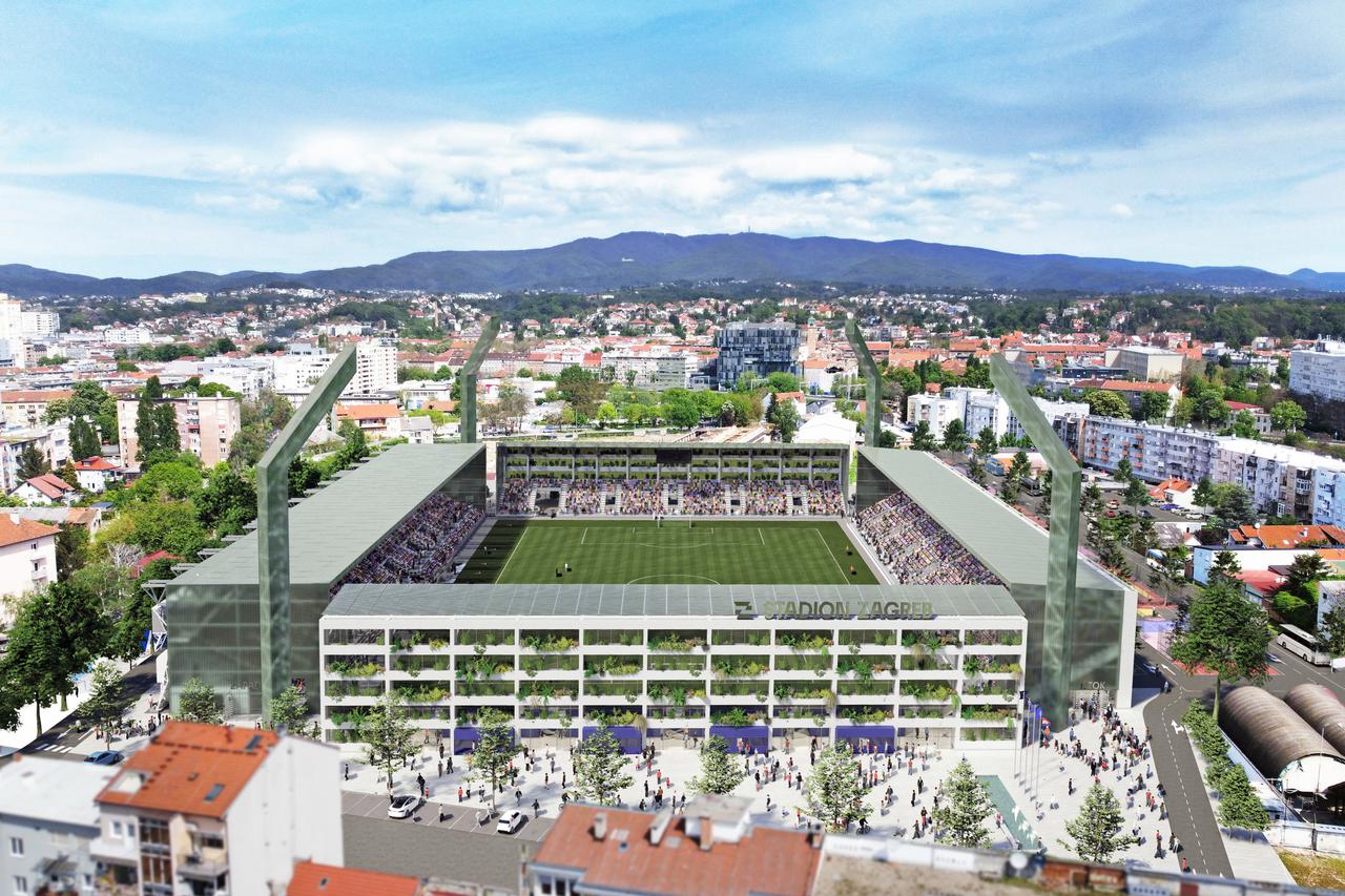Stadion Kranjčevićeva Render
