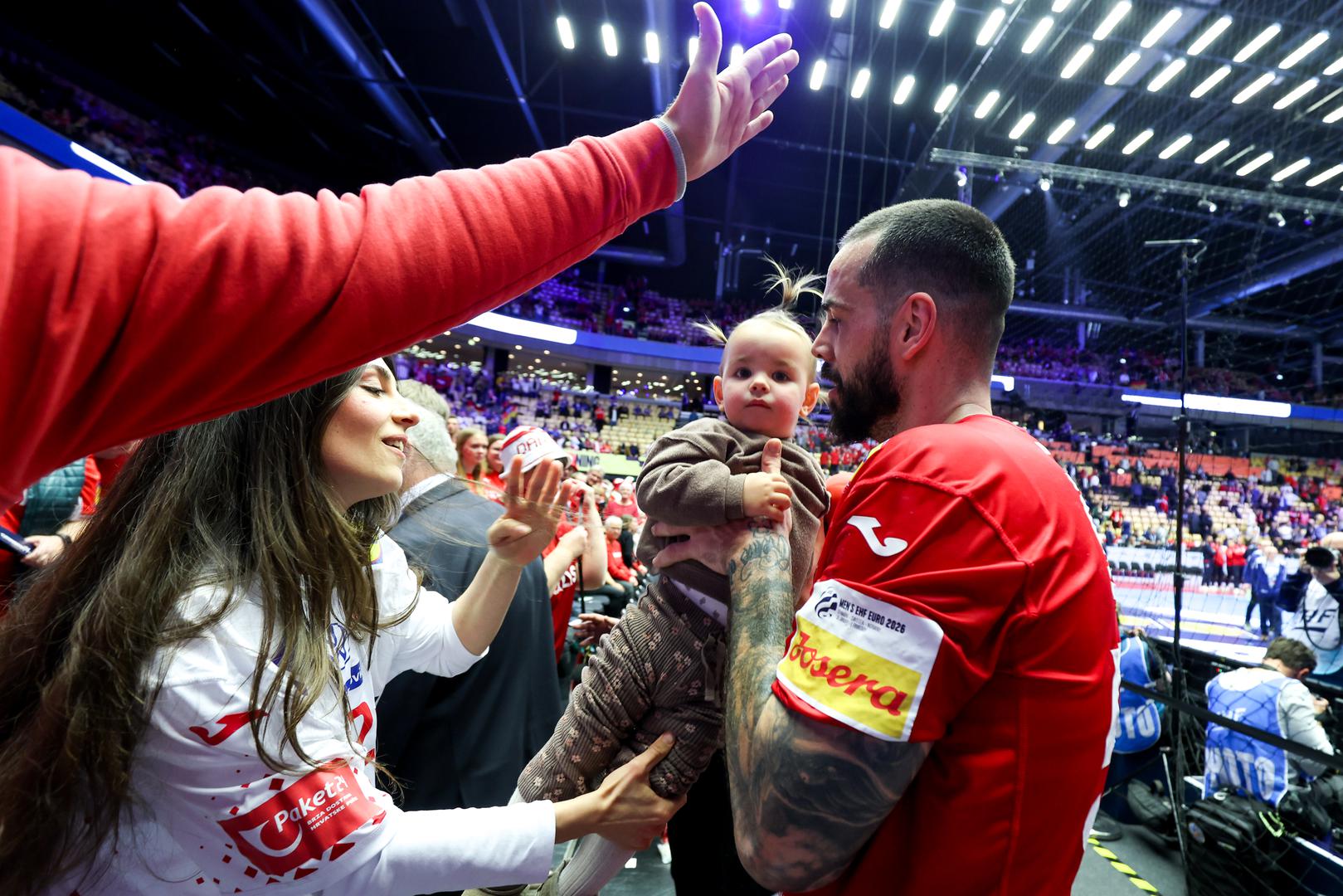 30.01.2026., Jyske Bank Boxen Herning, Herning, Danska - EHF Europsko prvenstvo 2026., polufinale, Hrvatska - Njemacka. Leon Susnja Photo: Sanjin Strukic/PIXSELL