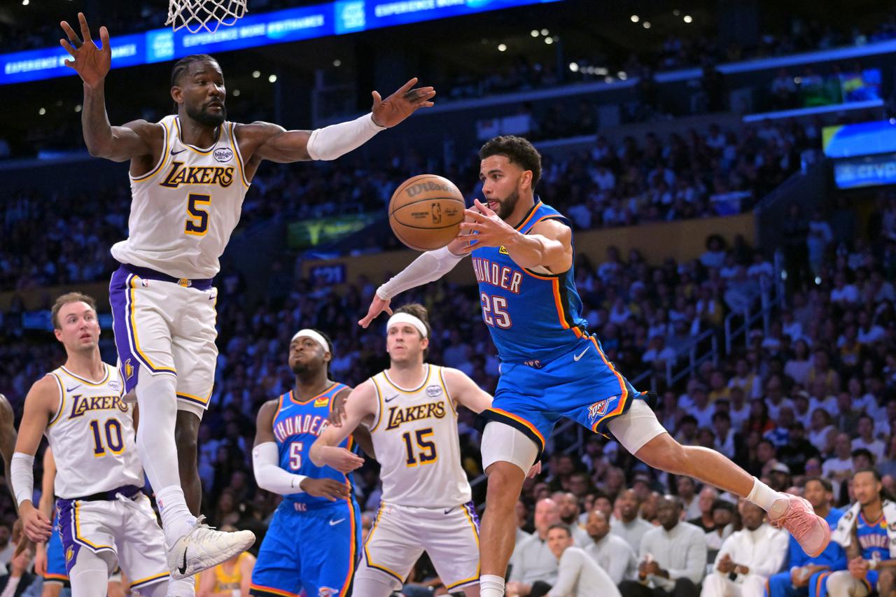 NBA: Playoffs-Oklahoma City Thunder at Los Angeles Lakers