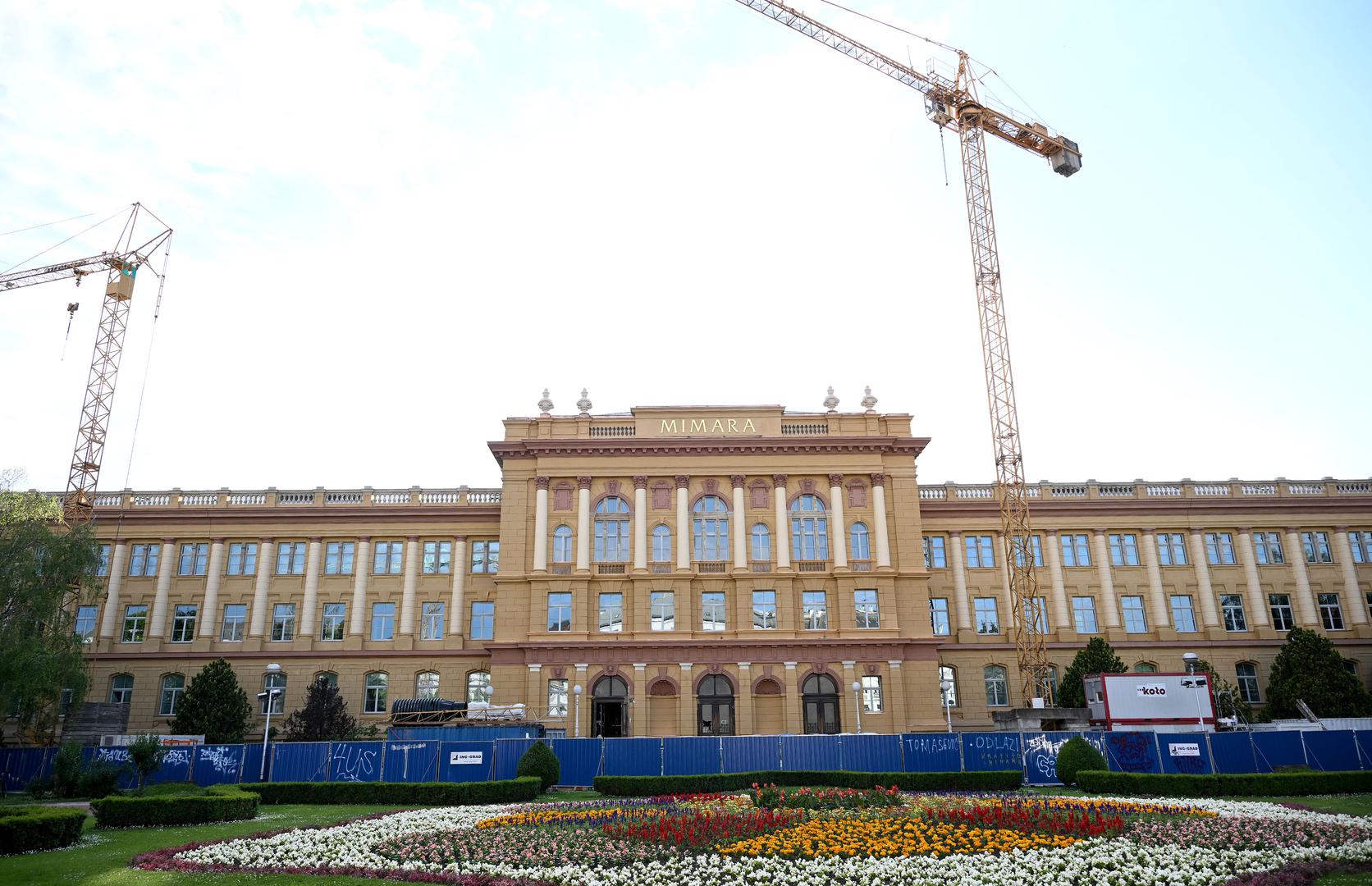 Novo uređena zgrada Mimare sada se, bez skela, može vidjeti u potpunosti.