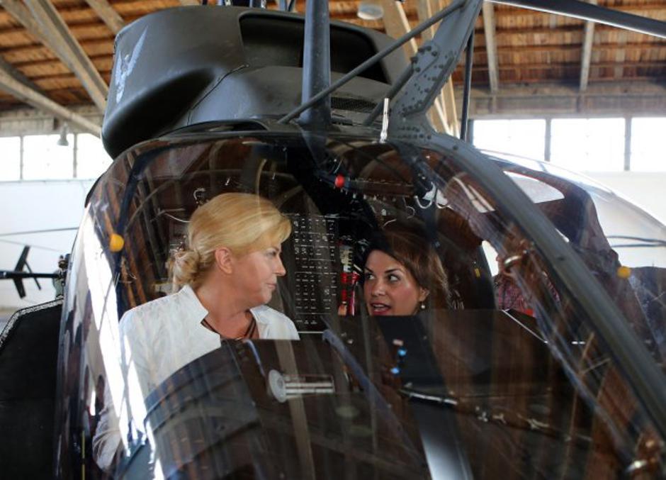 U 93. Zrakoplovnoj bazi Zemunik jutros je odrzana svecana prezentacija helikoptera OH-58D Kiowa Warriors