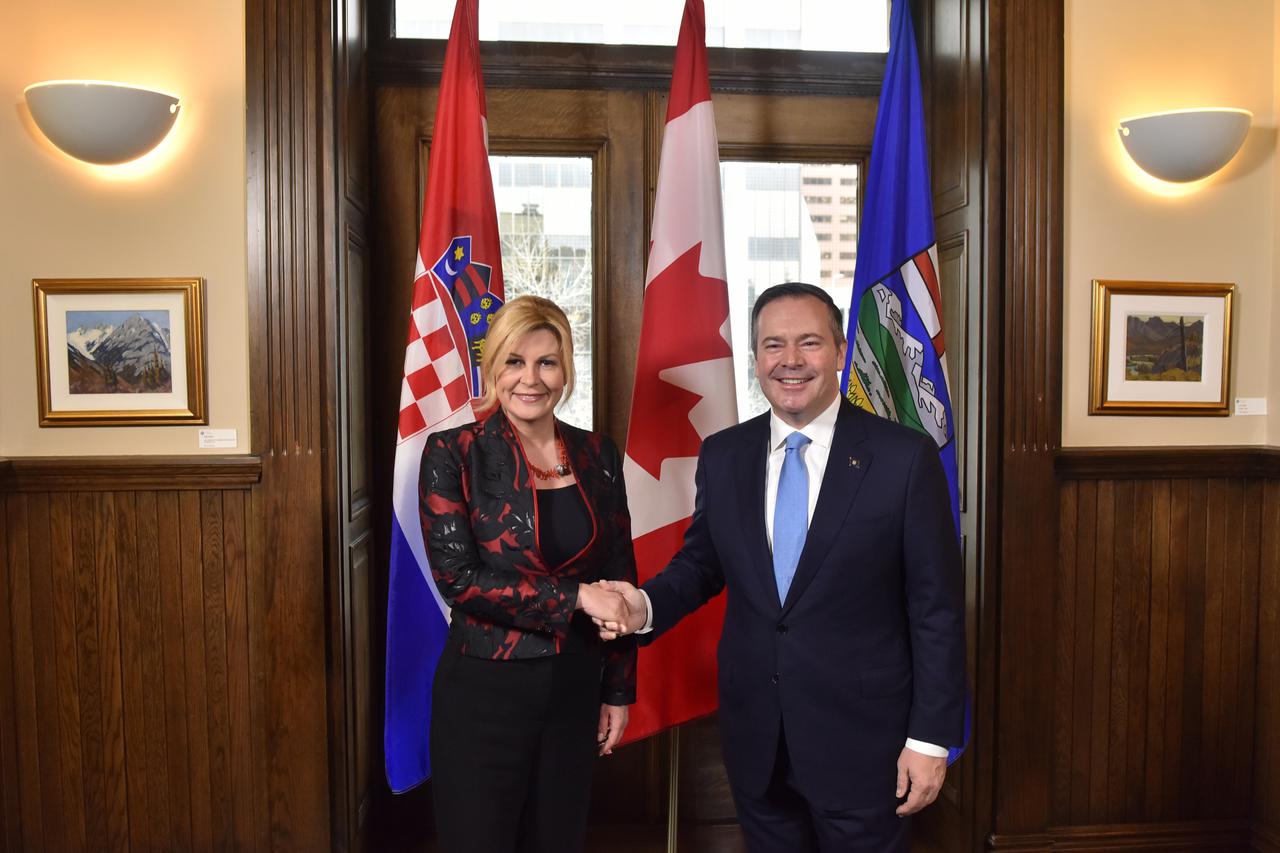 Kolinda Grabar-Kitarović i Jason Kenney