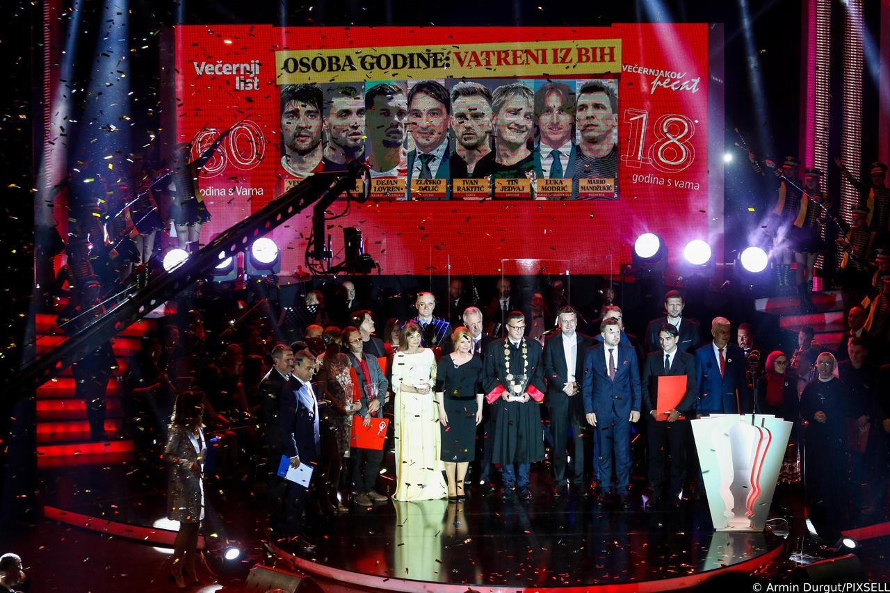 Večernjakov pečat: Osobe godine su Vatreni iz BiH i izbornik Zlatko Dalić