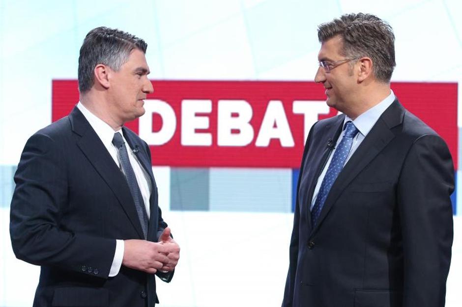 Debata Milanović Plenković 