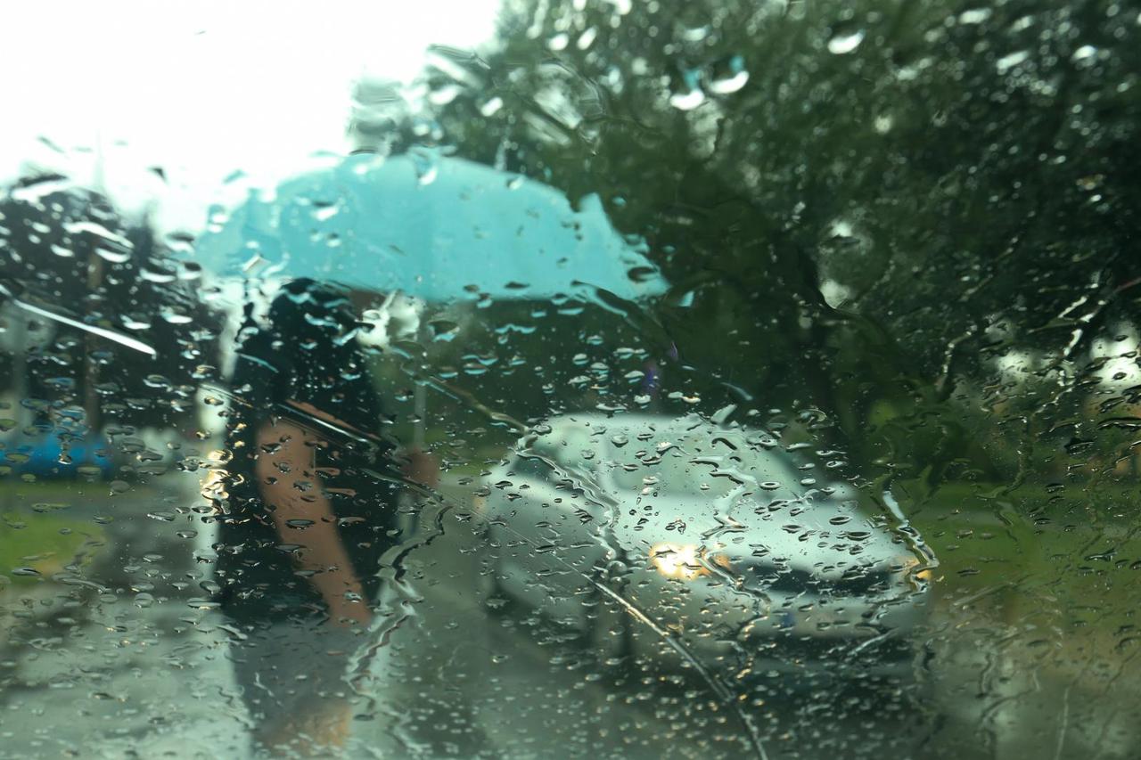 Osijek: U nevremenu uništen automobil na kojeg je pala grana