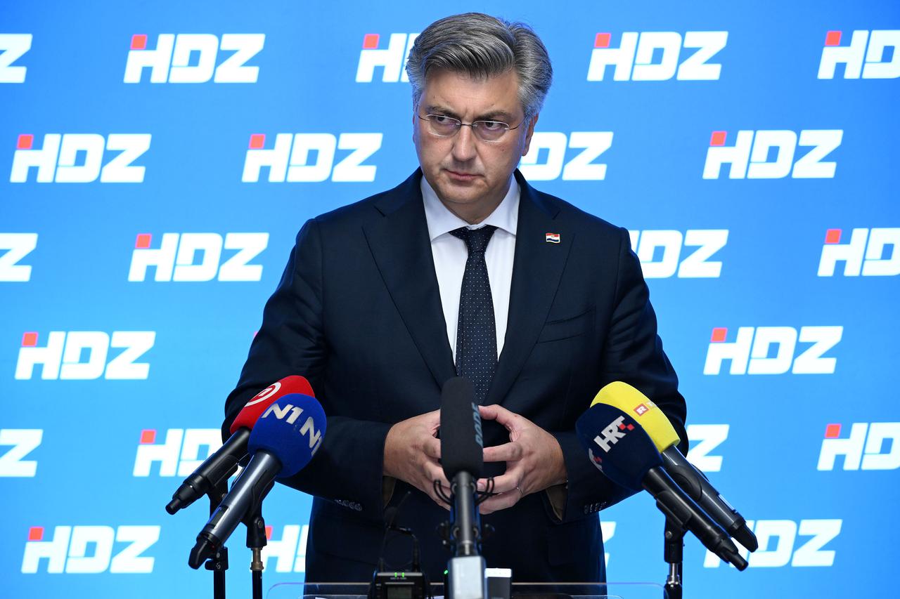 Zagreb: Izjava Andreja Plenkovića nakon sjednice predsjedništva HDZ-a