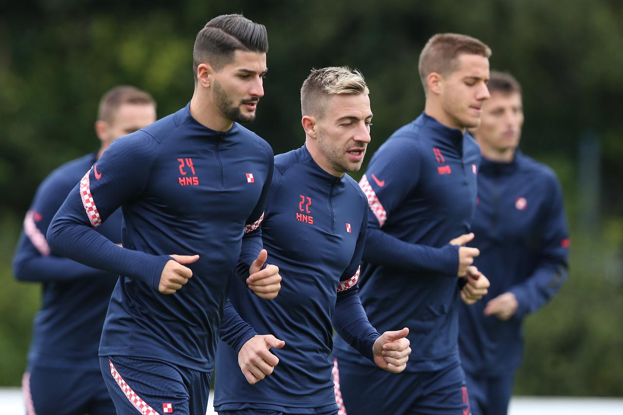 Zagreb: Trening hrvatske nogometne reprezentacije uoči utakmice s Francuskom