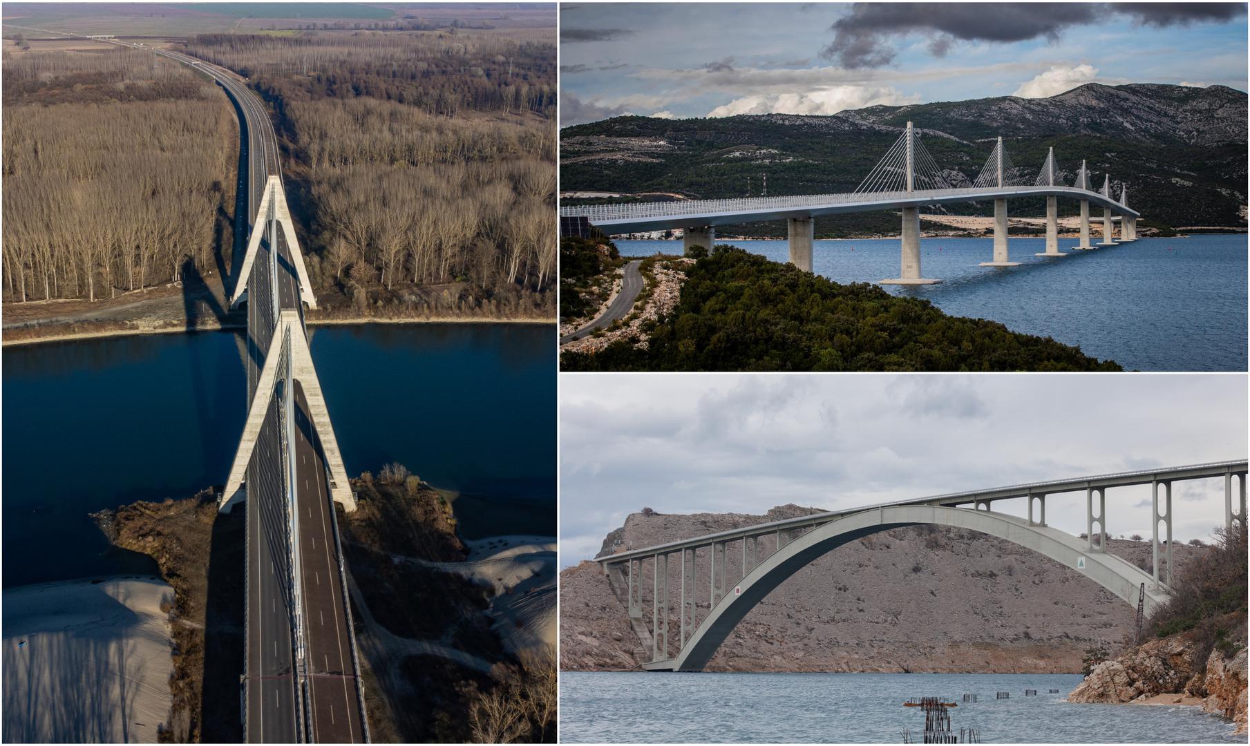 U Hrvatskoj su samo dva mosta koja su duža od dva kilometra, a najduži nije Pelješki most kao što mnogi misle. U nastavku galerije donosimo popis najdućih mostoma u Hrvatskoj i gdje se oni nalaze. 