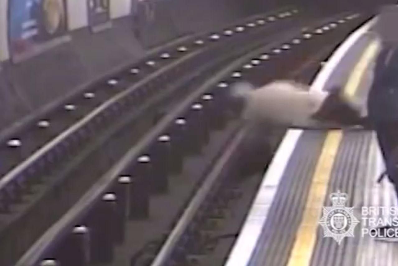 Pokušaj ubojstva - gurnuo ga pod vlak