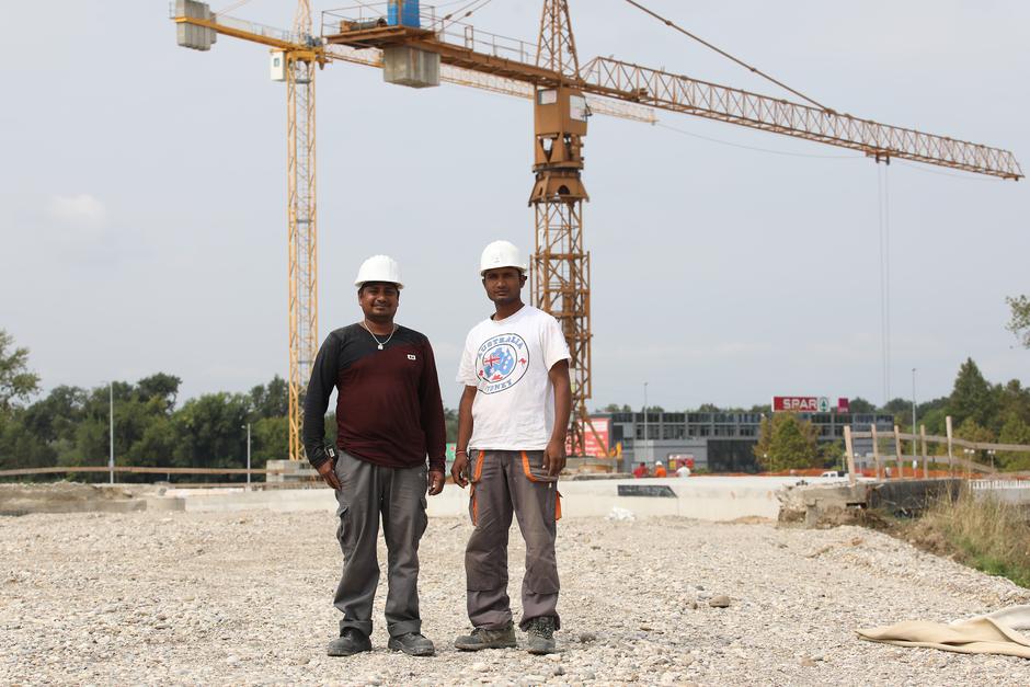 Gradilište na rekonstrukciji rotora u Remetincu