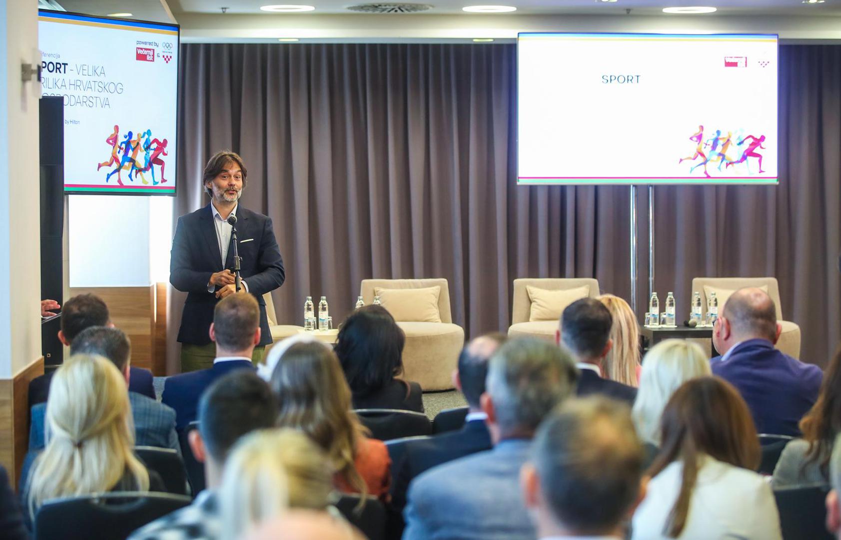 23.05.2023.., Zabok - U hotelu Double tree by Hilton odrzana konferencija Vecernjeg lista HOOSport – velika prilika hrvatskog gospodarstva.  Photo: Slavko Midzor/PIXSELL Photo: Slavko Midzor/PIXSELL
