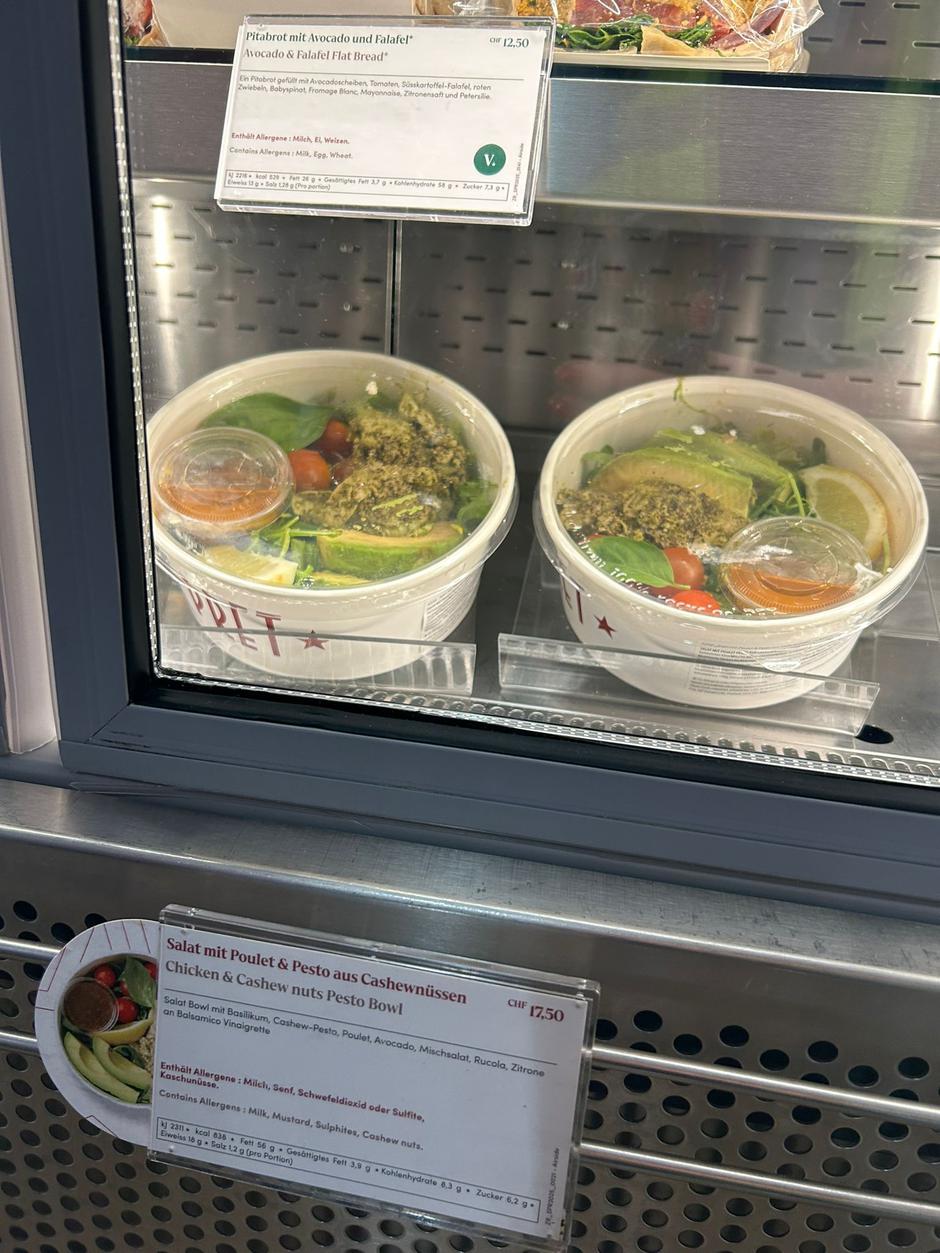 Cijene na aerodromu u Zürichu