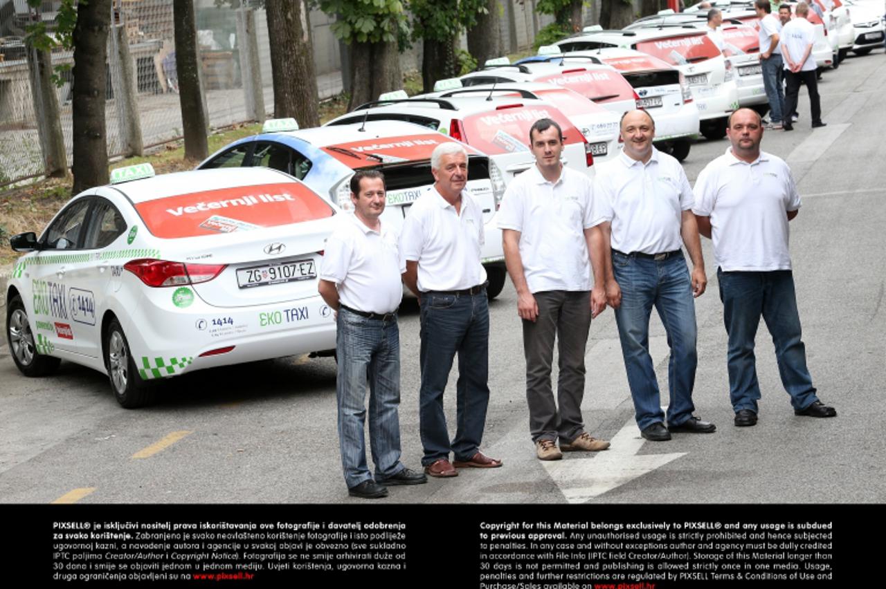 '06.07.2013., Zagreb - Tvrtka Eko taksi jedina u ponudi taksi trzista ima hibridne automobile te su usredotoceni na ocuvanje okolisa. Photo: Slavko Midzor/PIXSELL'