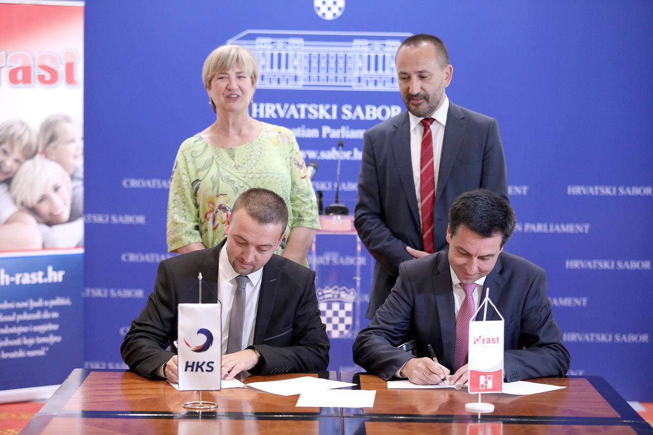 HRAST i Hrvatska konzervativna stranka potpisali deklaraciju o političkoj suradnji