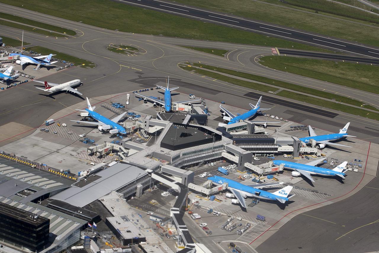 zračna luka u Amsterdamu