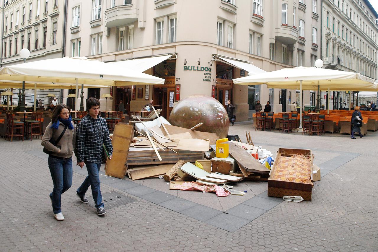 25.10.2011., Bogoviceva, Zagreb -  Skulptura 