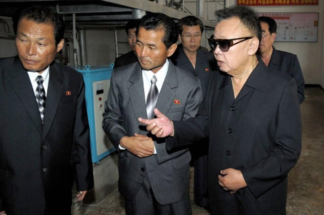 Kim Jong Il u rudniku