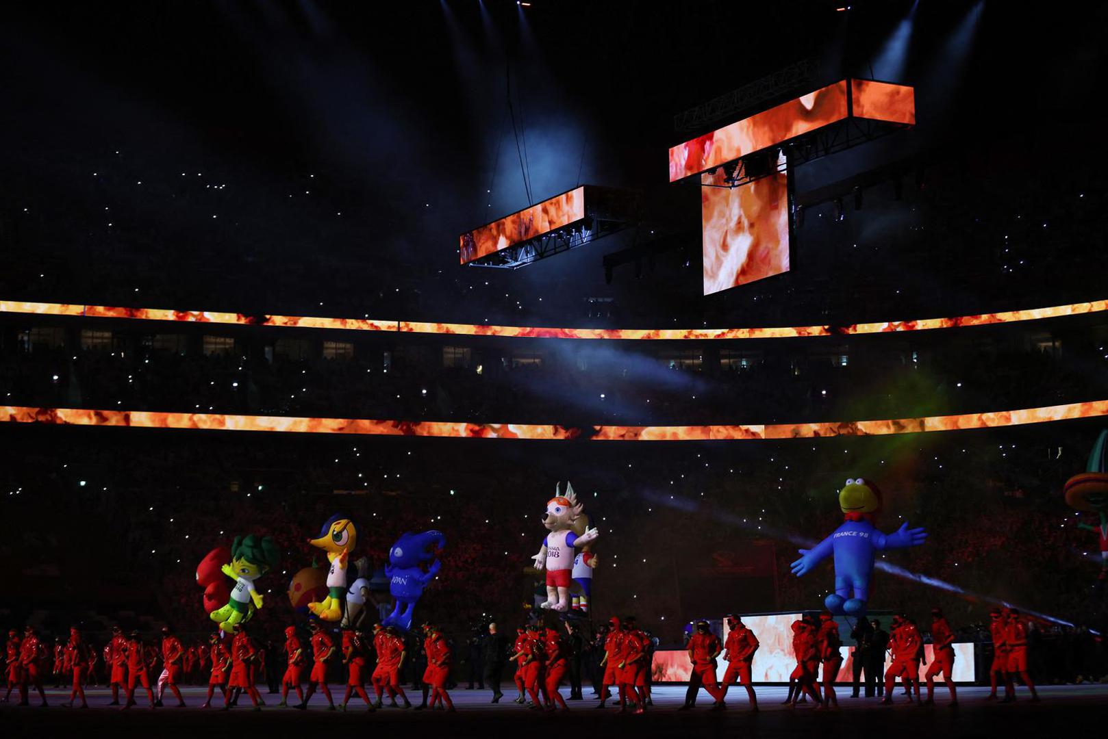 Soccer Football - FIFA World Cup Qatar 2022 - Group A - Qatar v Ecuador - Al Bayt Stadium, Al Khor, Qatar - November 20, 2022  General view during the opening ceremony REUTERS/Matthew Childs Photo: Matthew Childs/REUTERS