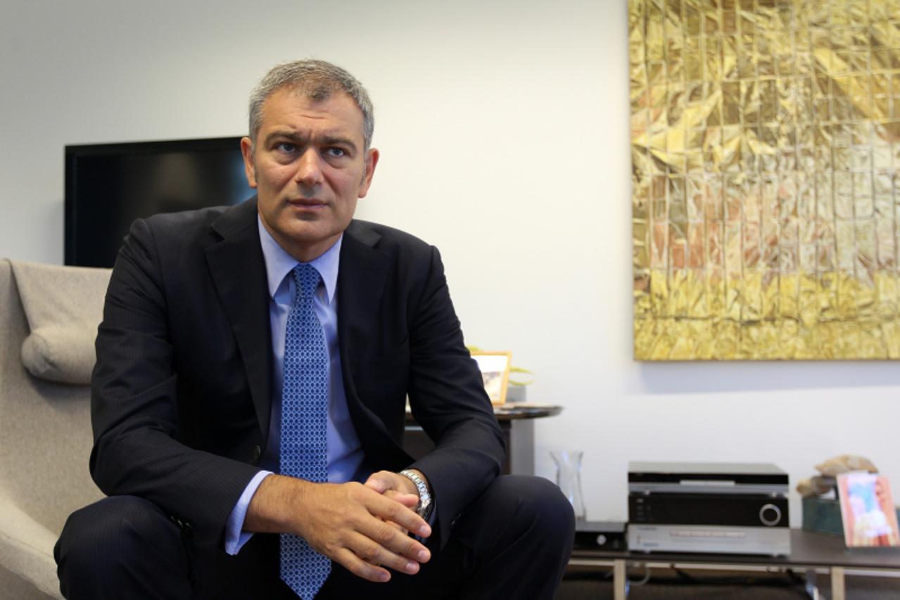 '24.09..2013. Zagreb-Emil Tedeschi, poduzetnik, predsjednik uprave i vecinski vlasnik Atlantic grupe. Photo: Boris Scitar/Vecernji list'