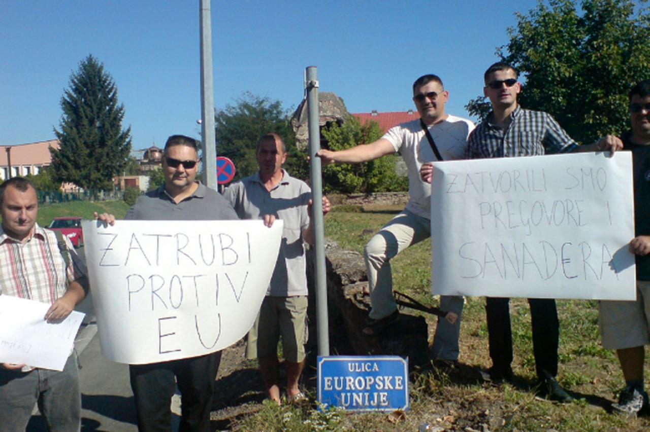 HSP-ov prosvjed u Vukovaru