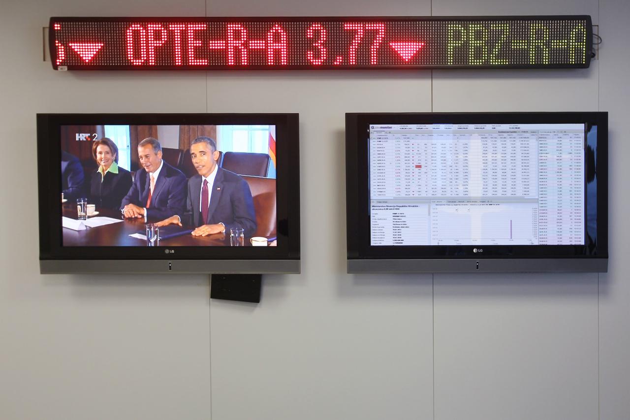 23.01.2015., Zagreb - Zagrebacka burza. Photo: Zeljko Lukunic/PIXSELL