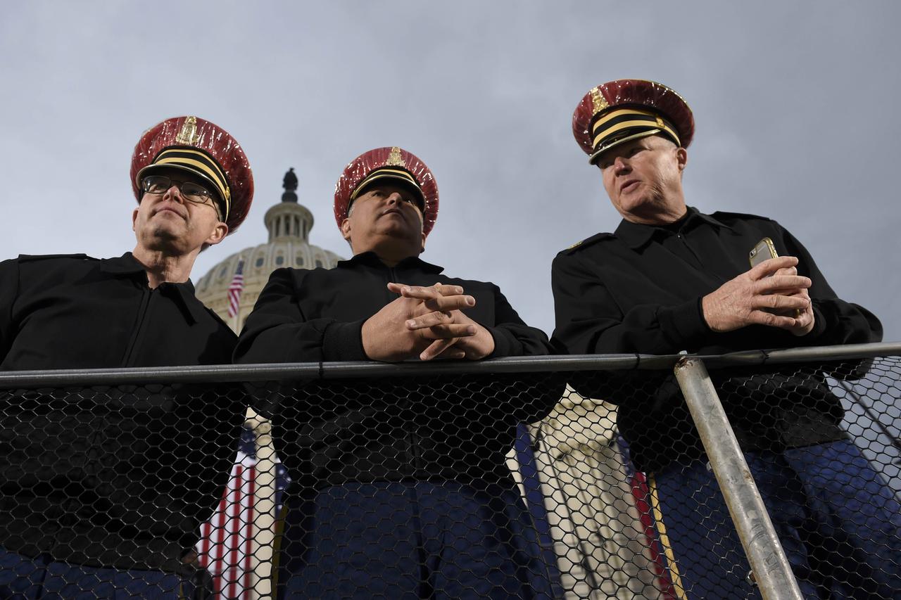 Inauguration of the 45th President of the United States Members of the US Army Herald Trumpets before the Inauguration of Donald J. Trump at the US Capitol in Washington, DC, U.S., January 20, 2017. REUTERS/Bill O'Leary/Pool POOL