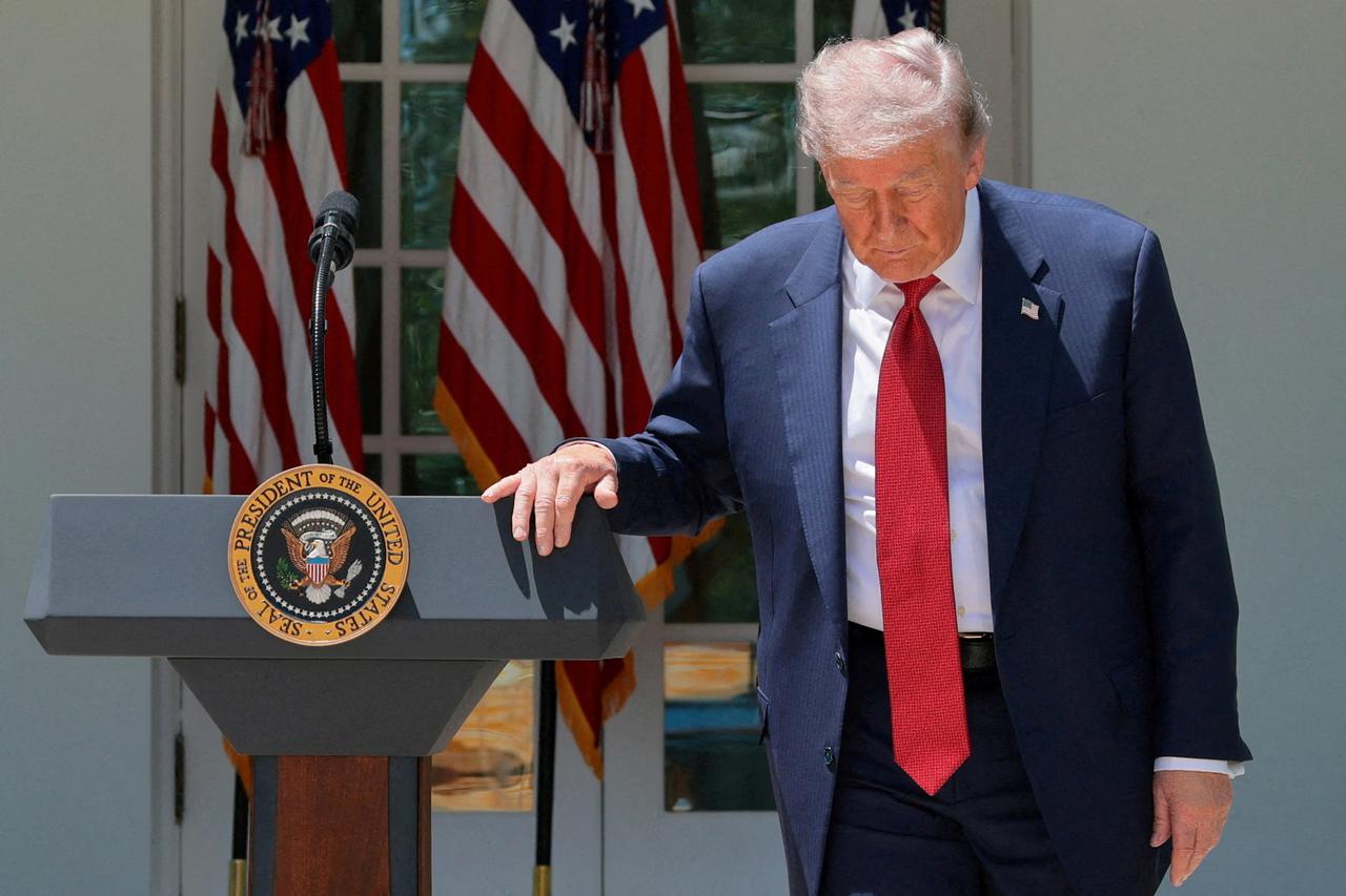 FILE PHOTO: U.S. President Donald Trump attends a Mother’s Day reception for Gold Star mothers in the Rose Garden at the White House in Washington, DC