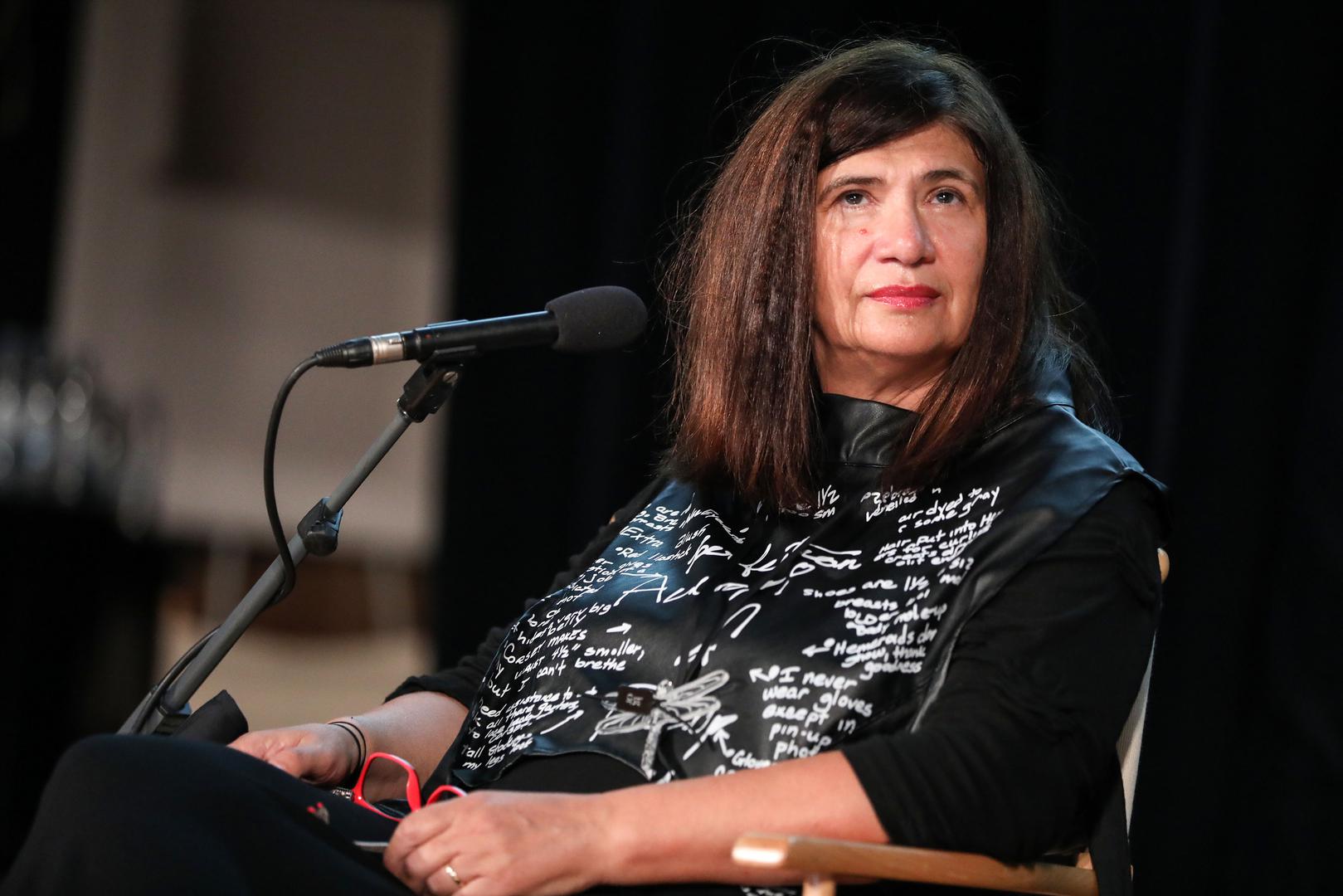 25.09.2021., Rovinj - 14. Weekend Media Festival. Dvorana Vikendica. Panel "Citaj me njezno". Julijana Matanovic Photo: Marin Tironi/PIXSELL