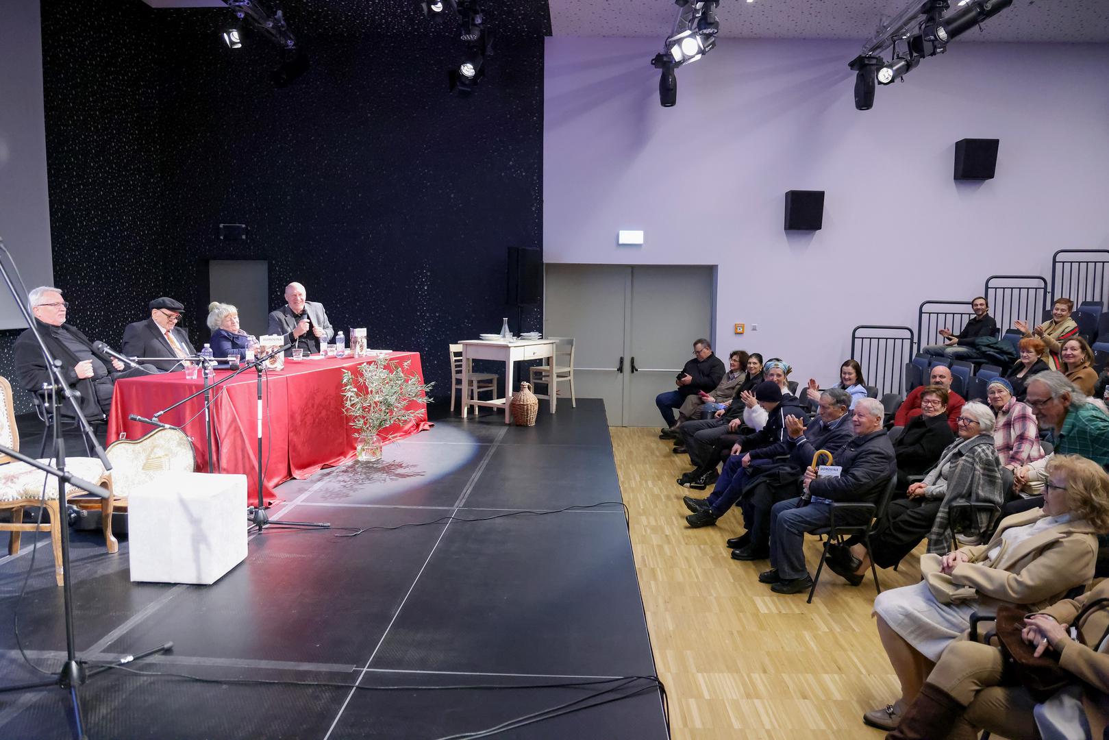 05.02.2026., Novalja - Predstavljanje knjige Domovina, Pastroc autora Dinka Supica Photo: Sime Zelic/PIXSELL