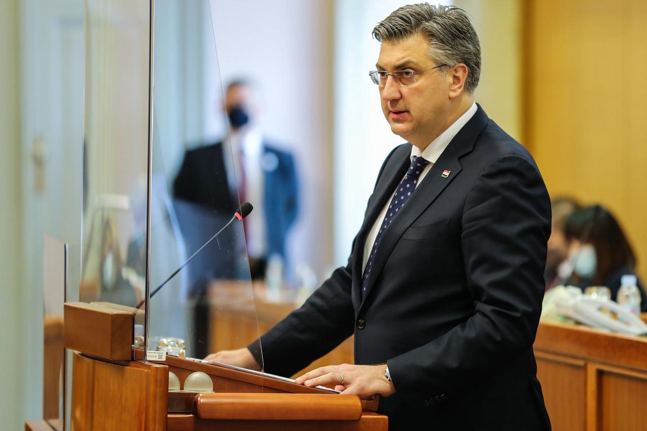 Zagreb: Premijer Plenković je na sjednici Sabora predstavio Strategiju razvoja RH do 2030.