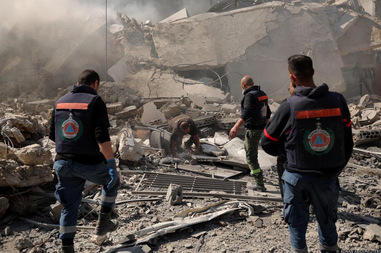 Site of Israeli strike in Tyre