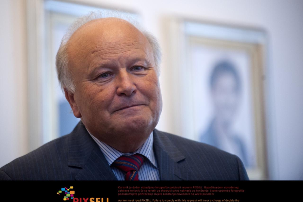 '20.07.2012., Zagreb - Konferencija za medije Ministarstva financija, Slavko Linic.  Photo: Daniel Kasap/PIXSELL'