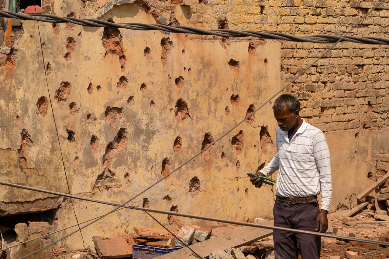 Aftermath of Pakistan's military operation against India, in Jammu