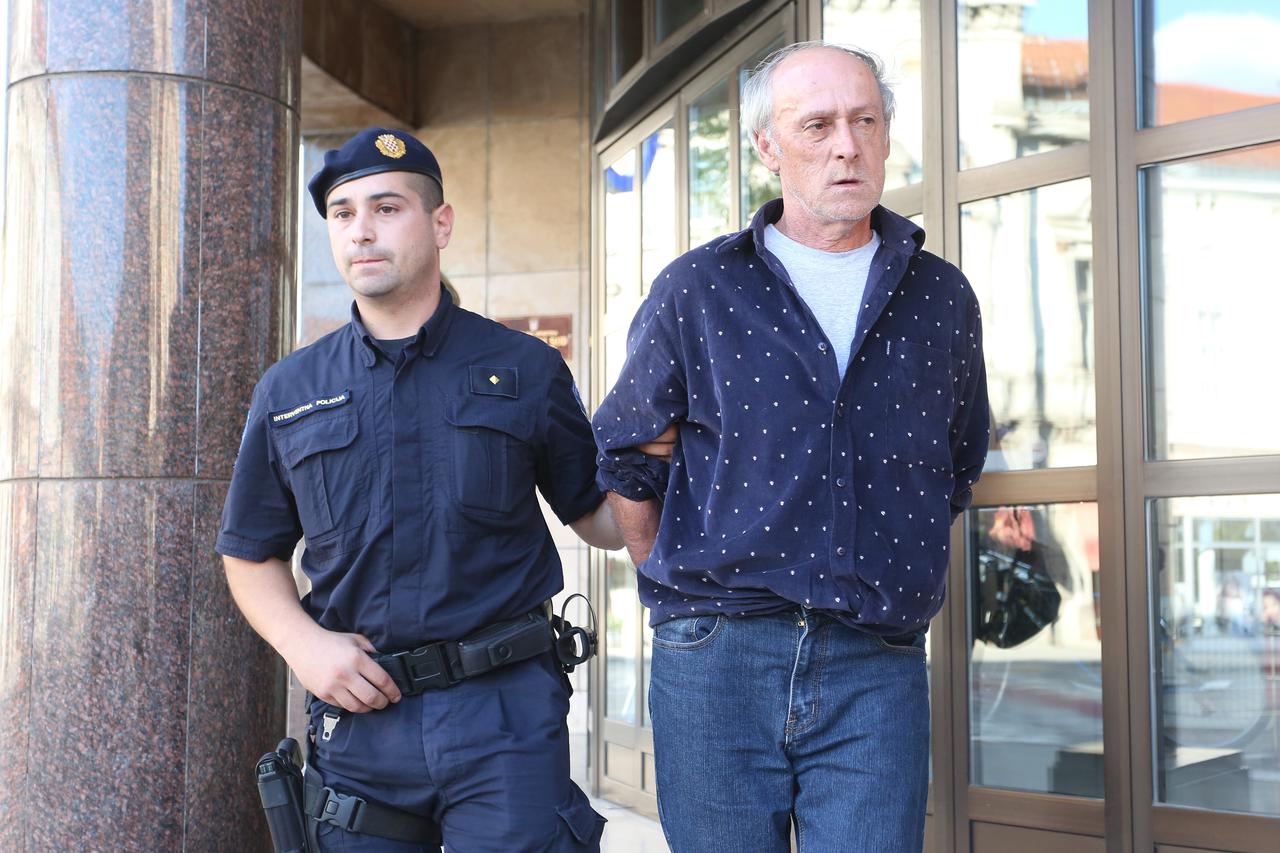 Privođenje Zlatka Jurina, osumnjičenog za ubojstvo dugoreškog policajca