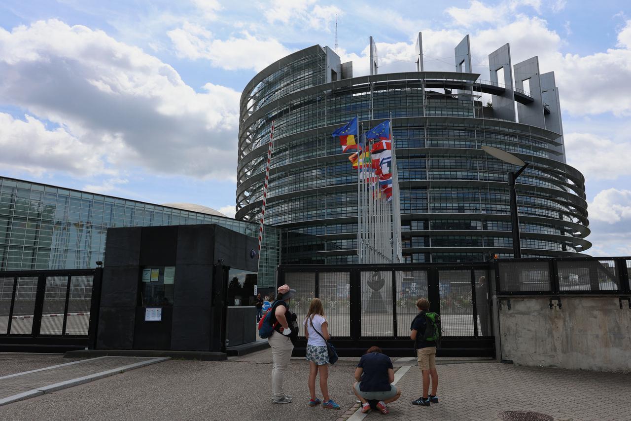 European Parliament in Strasbourg - iIlustration