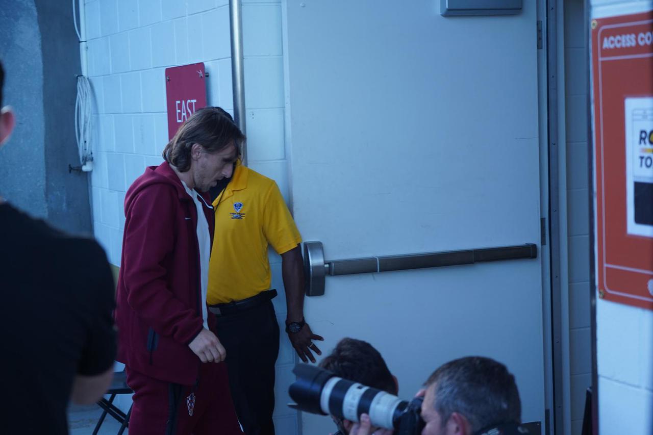 Orlando: Dolazak hrvatskih igrača i stožera na stadion prije utakmice s Brazilom