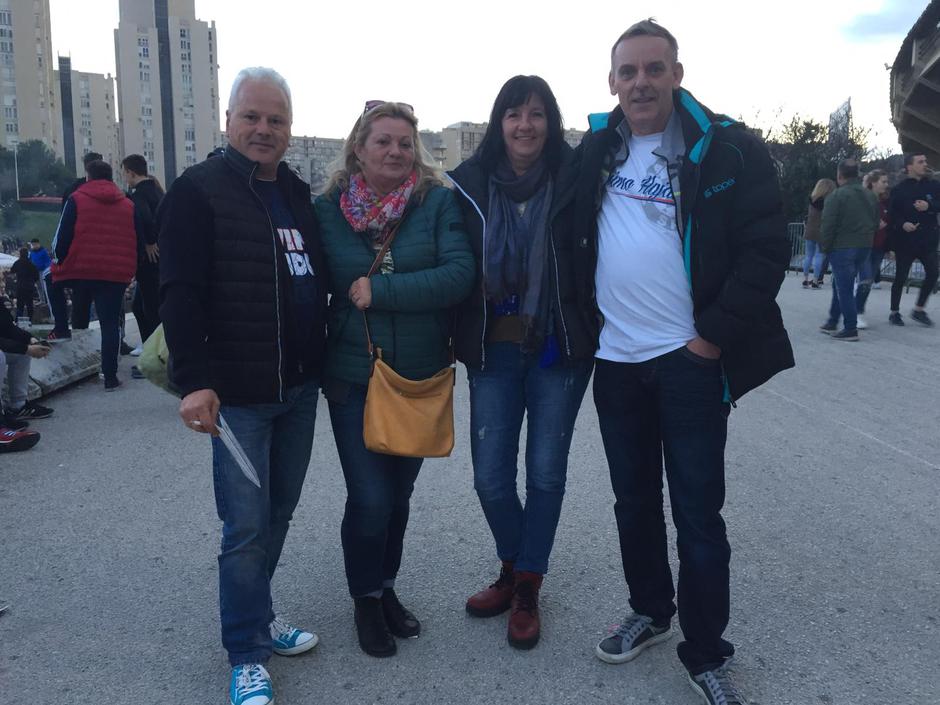 Navijači Hajduka iz Slovenije