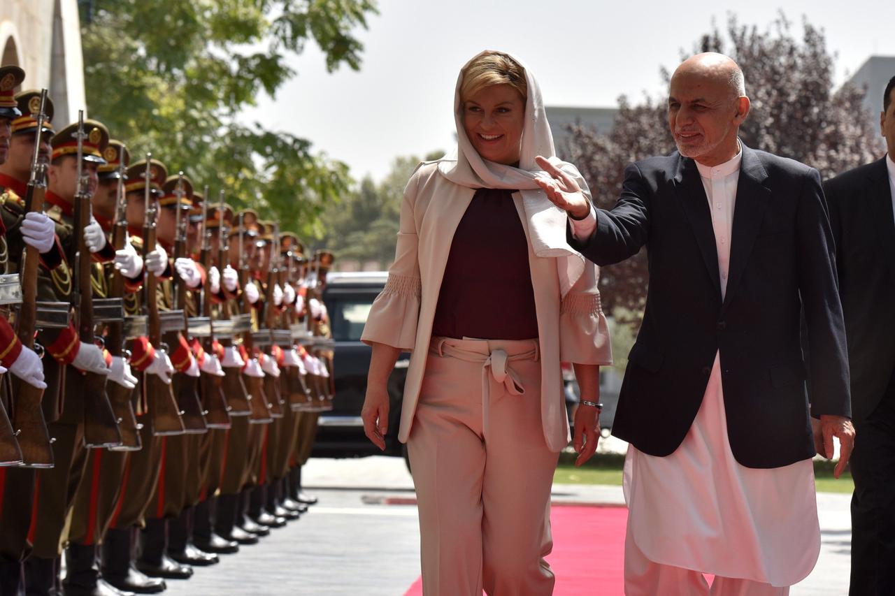 Kolinda Grabar-Kitarović u Afganistanu