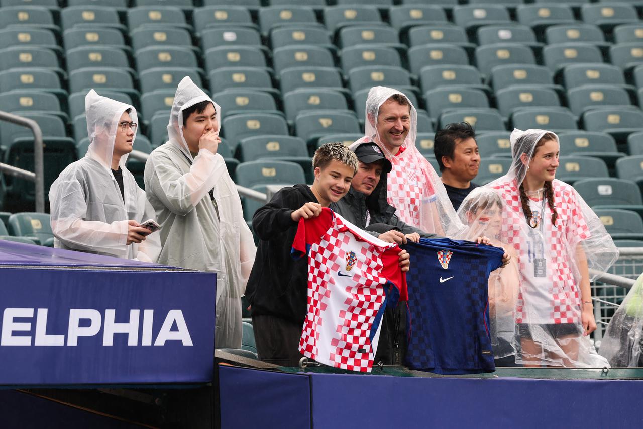 SP 2026 Philadelphia: Navijači na tribinama uoči utakmice Hrvatske i Gane