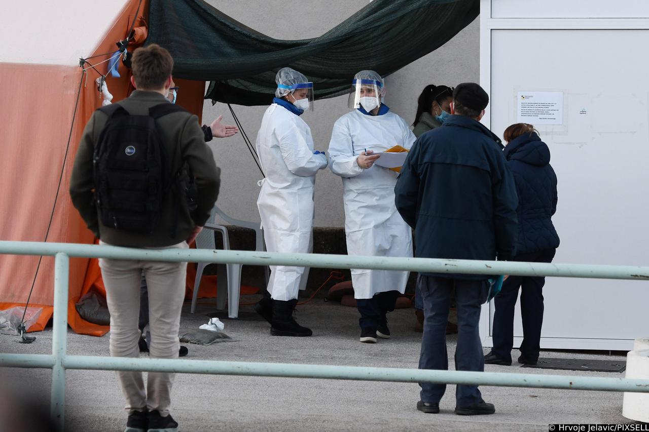 Šibenik: Testiranje građana na covid-19