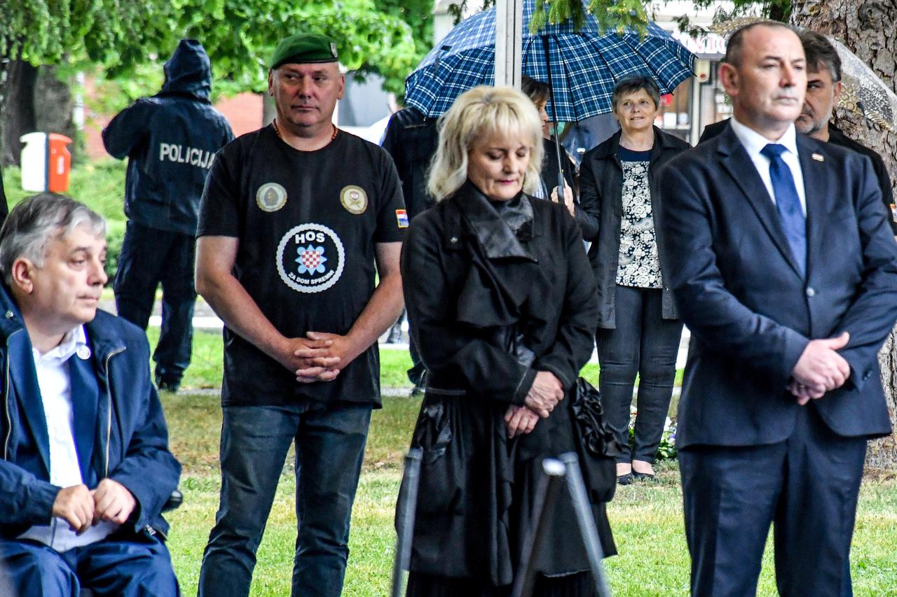 Okuèani -  Obilježavanje 25. obljetnice vojno-redarstvene operacije Bljesak.