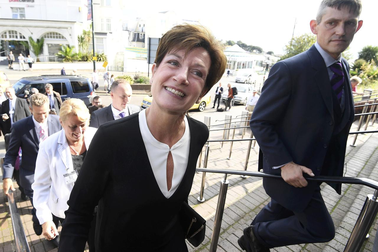 Diane James i Nigel Farage