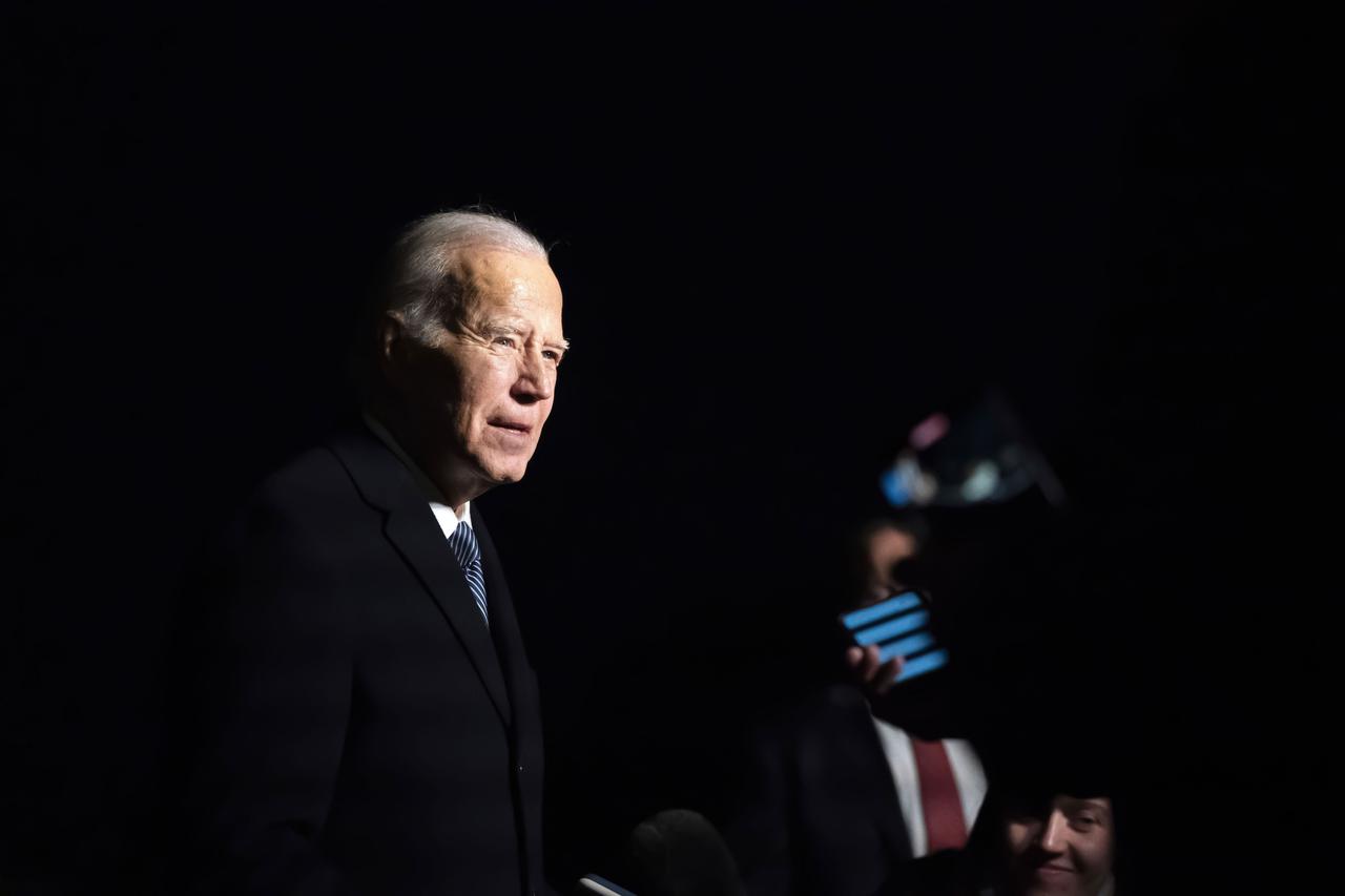 President Biden Speaks To Press After Boston Trip