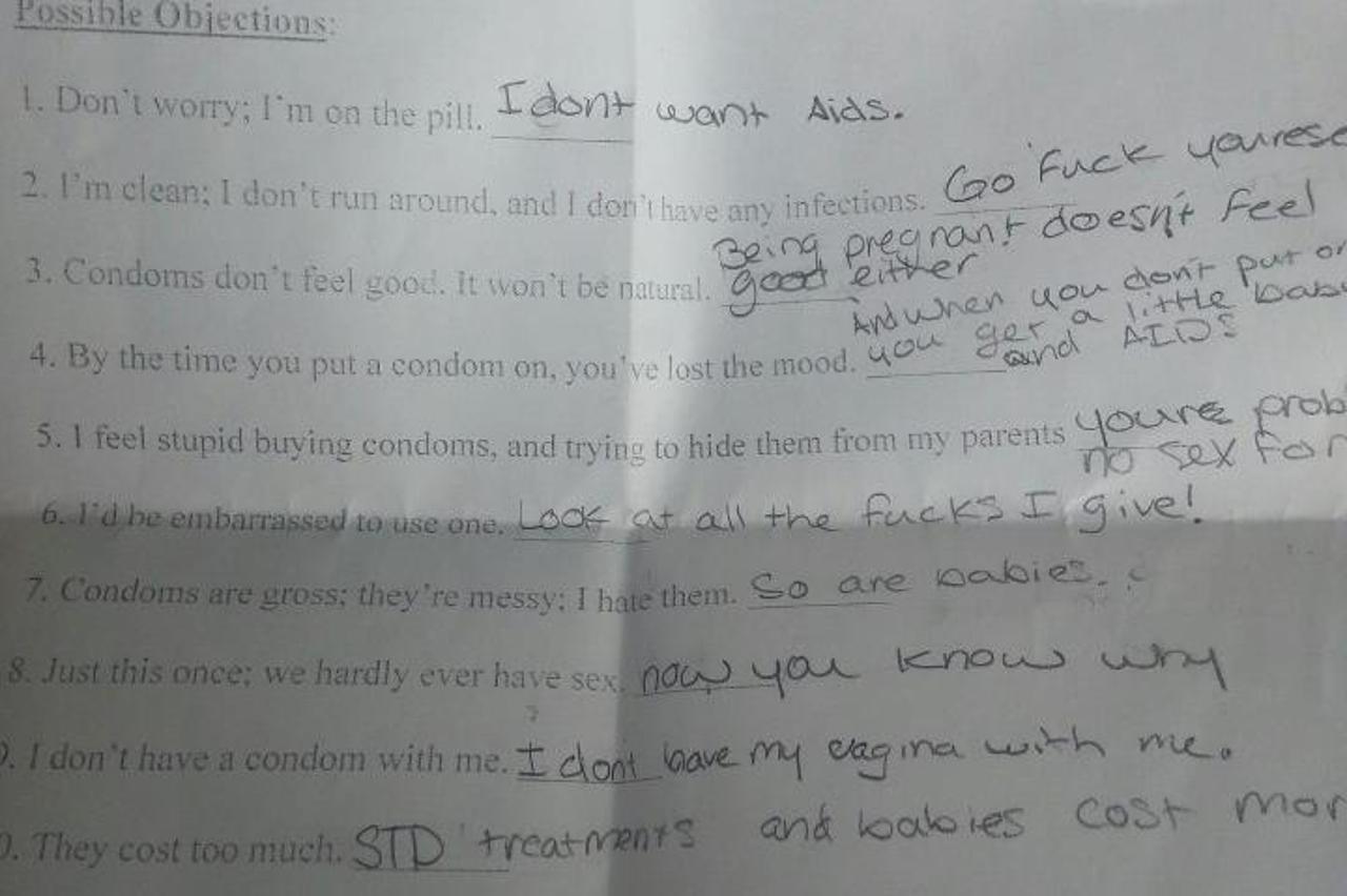 test iz seksualne edukacije