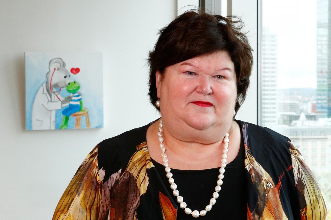 Interview with Belgium's Health Minister De Block amid the coronavirus disease (COVID-19) outbreak in Brussels
