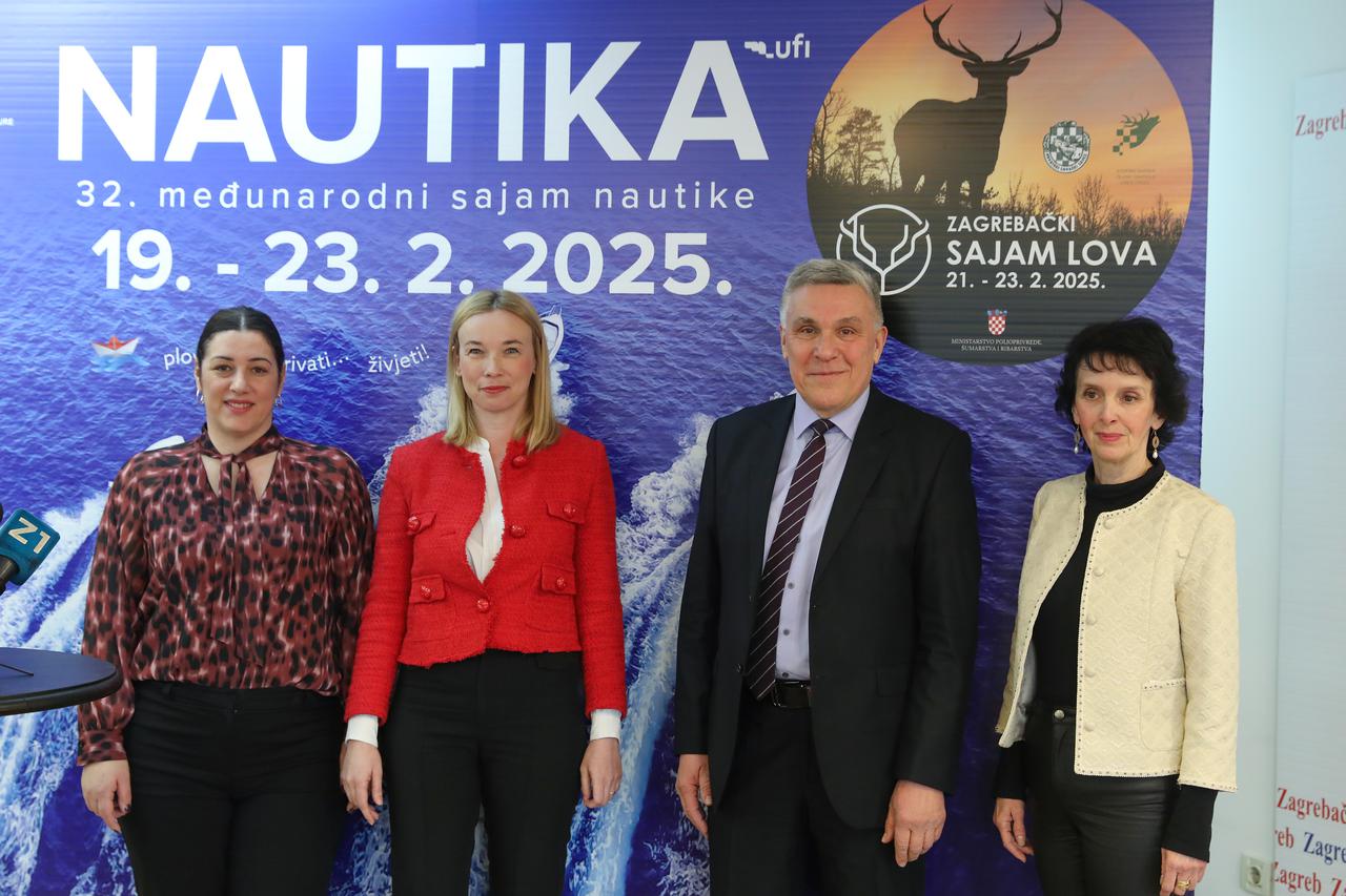 Zagreb: Konferencija za medije povodom otvorenja Zagrebačkog sajma nautike i Sajma lova