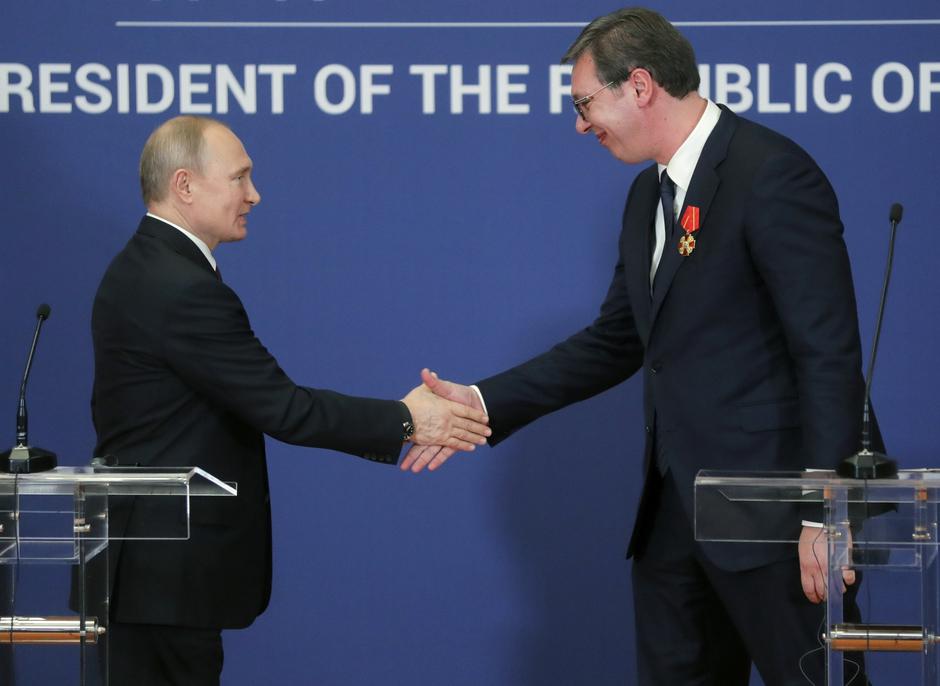 Vladimir Putin i Aleksandar Vučić