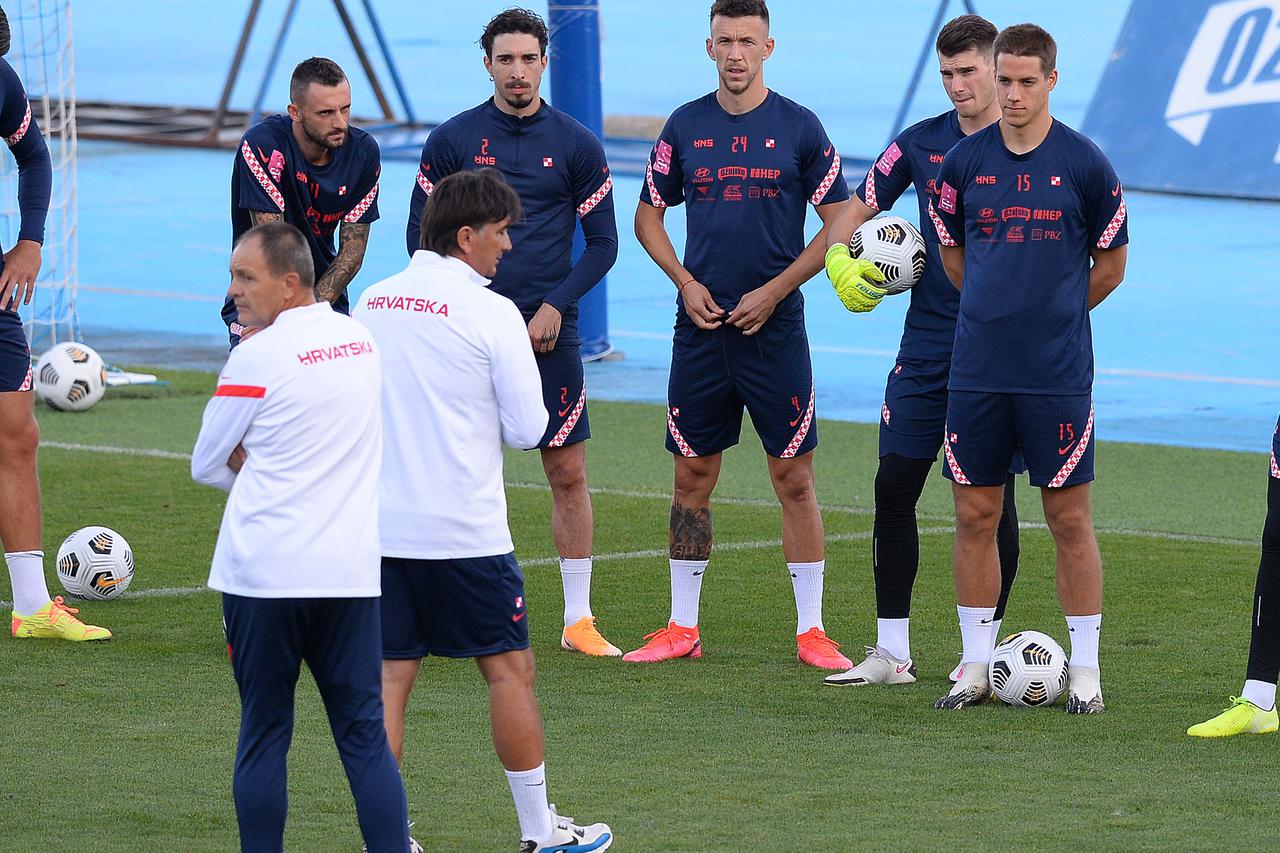 Zagreb: Hrvatski reprezentativci odradili trening prije utakmica u Ligi nacija