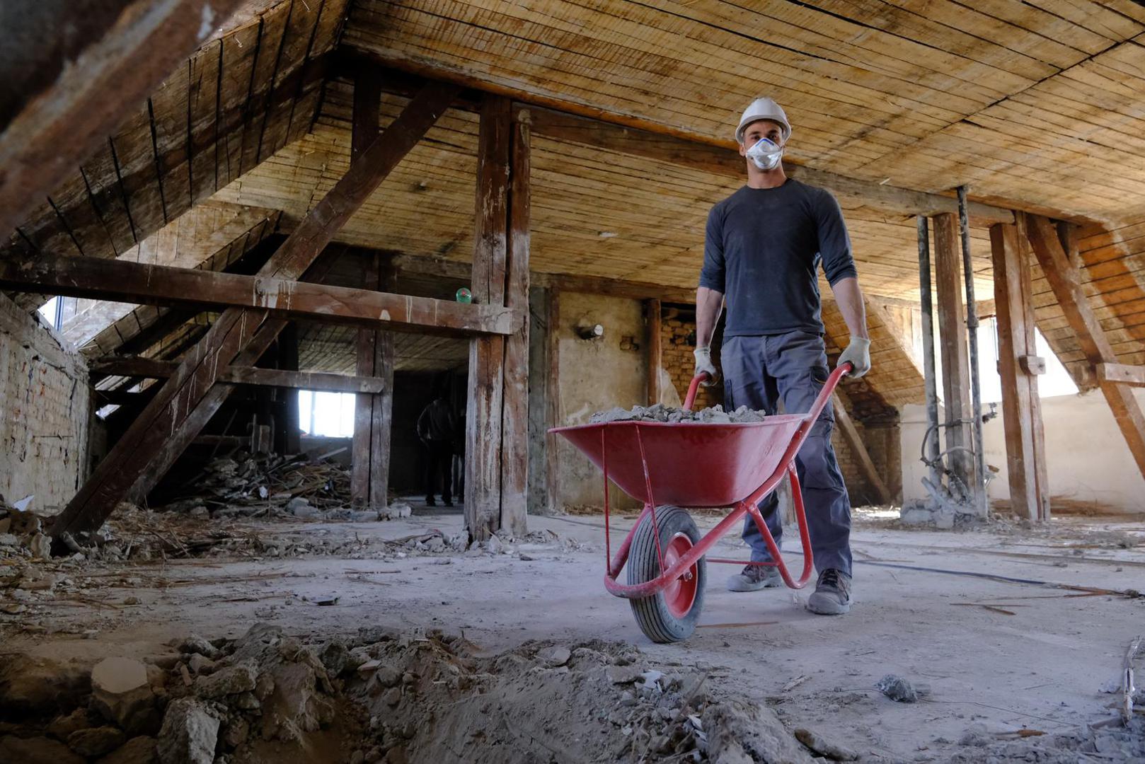 22.03.2023., Zagreb - Na Medicinskom fakultetu odrzana je konferencija za medije na temu “Projekt obnove objekata stradalih u potresu 2020”. Vrsi se cjelovita obnova zgrade gdje se nalaze katedre Anatomije i klinicke anatomije, Temeljne i klinicke farmakologije te Sudska medicina i DNA laboratorij. Photo: Slaven Branislav Babic/PIXSELL